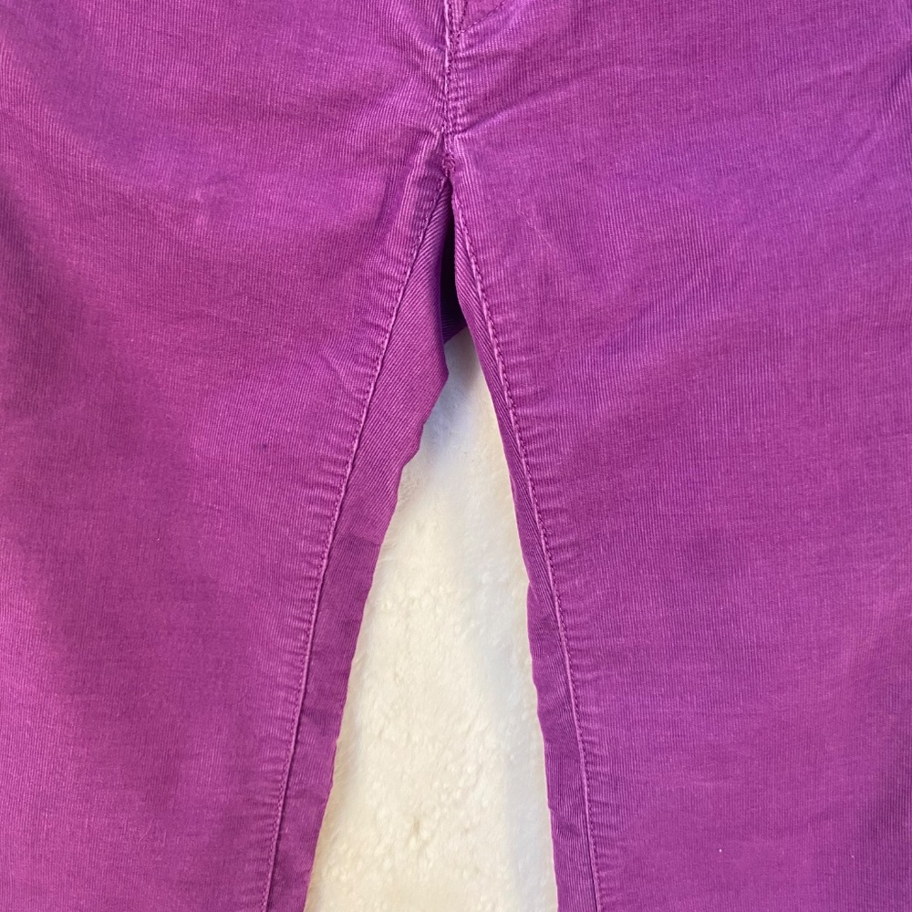 LOFT modern straight corduroy pants, magenta pink, size 24 petite - Picture 5 of 16